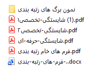 فرم های خام رتبه بندی معلمان قابل ویرایش